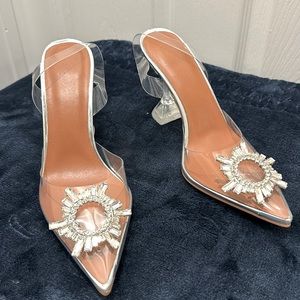 Jelly heels with bling
